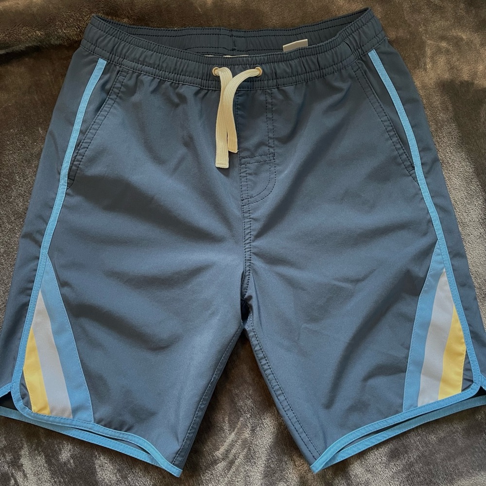 Fair Harbor Navy Hobie Kids Anchor Bathing Suit for Boys size Medium